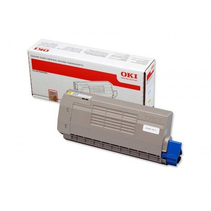 Compatible 44318605 OKI toner Yellow  for C710/ C711